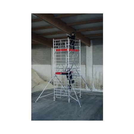 Rusztowanie jezdne aluminiowe Krause Stabilo 5500 (1,50x2,00 m) – wys. rob. 8,3 m